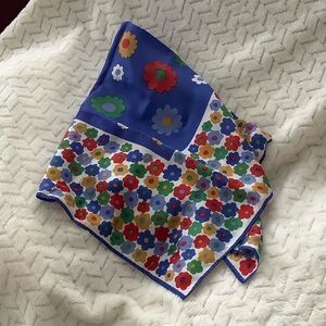 Colorful Floral Retro Scarf